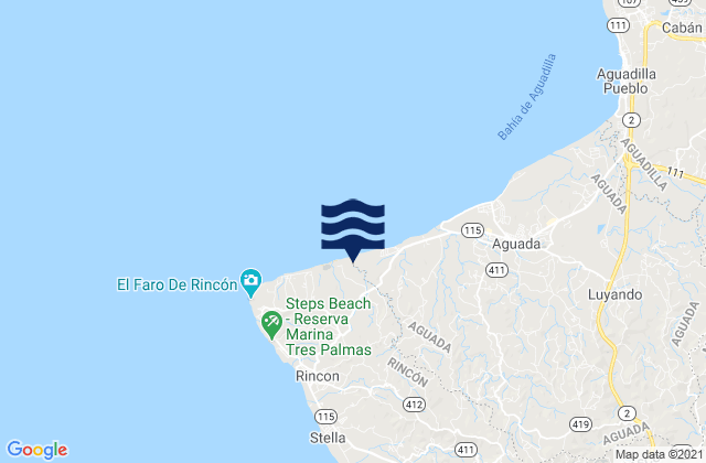Rio Grande Barrio, Puerto Rico tide times map
