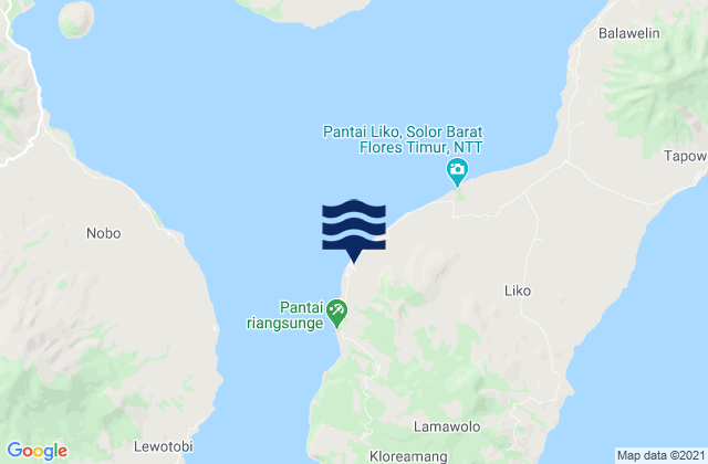 Ritaebang Satu, Indonesia tide times map