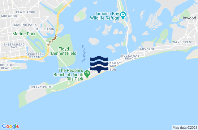 Rockaway Beach, United States tide chart map
