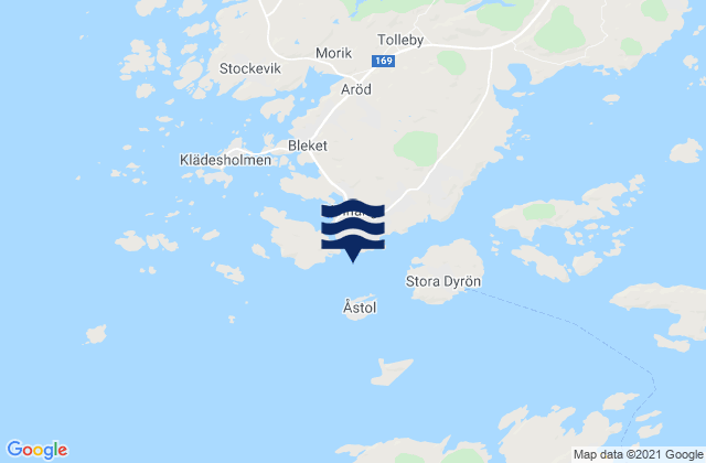 Roennaeng, Sweden tide times map
