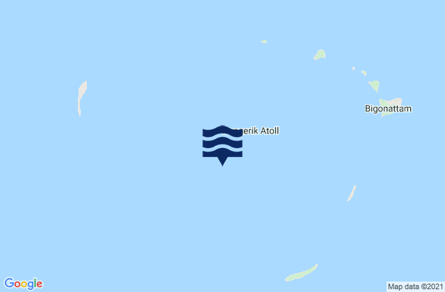 Rongrik Atoll, Marshall Islands tide times map