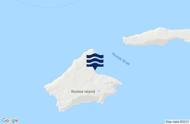 Rootok Island, United States tide chart map
