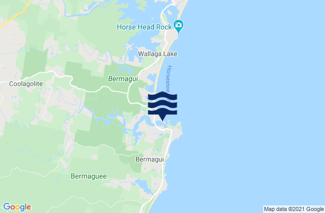 Rose Bay, Australia tide times map