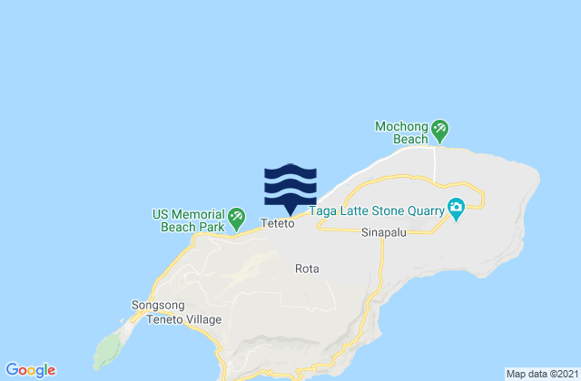 Rota Municipality, Northern Mariana Islands tide times map
