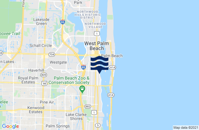 Royal Palm Estates, United States tide chart map