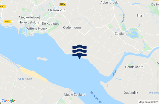 Rozeburgsesluis Calandkanaal, Netherlands tide times map