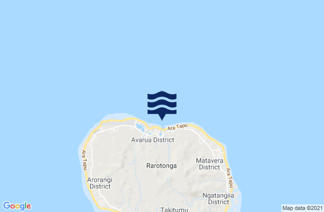 Rutaki Passage, French Polynesia tide times map