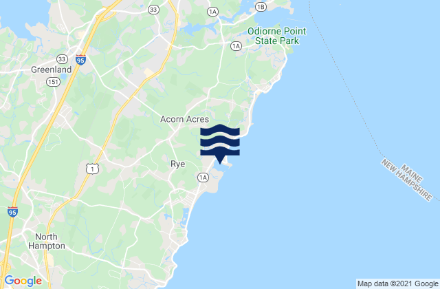 Rye Harbor, United States tide chart map