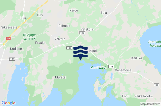 Saaremaa, Estonia tide times map