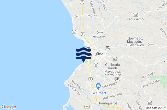 Sabalos Barrio, Puerto Rico tide times map