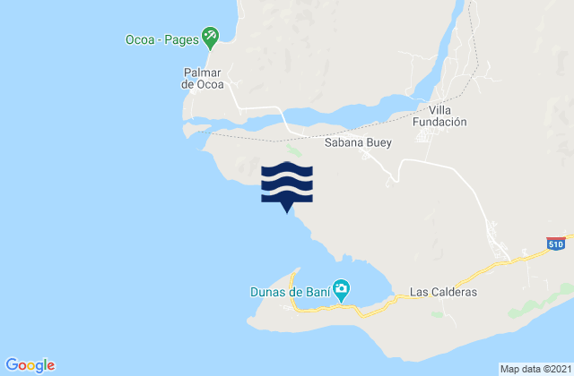 Sabana Buey, Dominican Republic tide times map