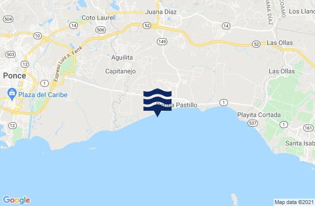 Sabana Llana Barrio, Puerto Rico tide times map
