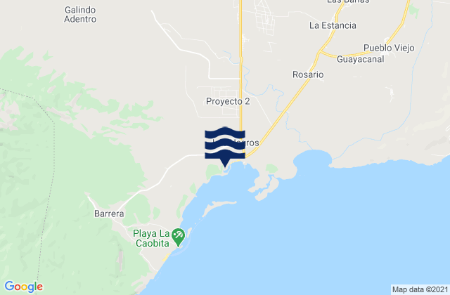 Sabana Yegua, Dominican Republic tide times map