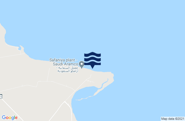 Safaniyah, Saudi Arabia tide times map