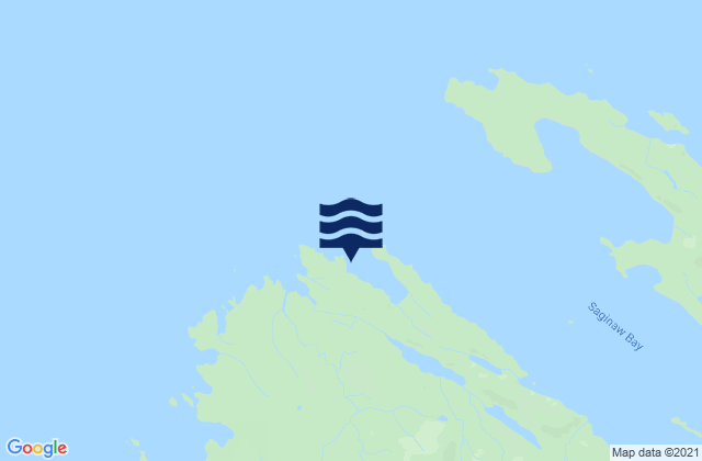 Saginaw Bay Kuiu Island, United States tide chart map