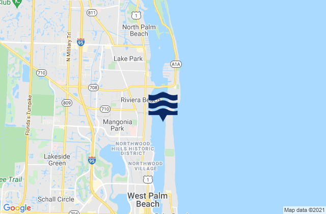Sailfish Club Marina, United States tide chart map
