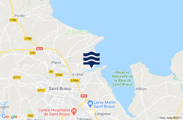 Saint-Julien, France tide times map