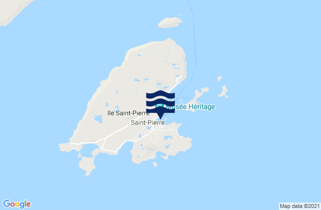Saint-Pierre, Saint Pierre and Miquelon tide times map