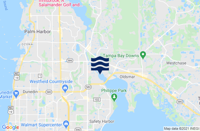 Saint George, United States tide chart map
