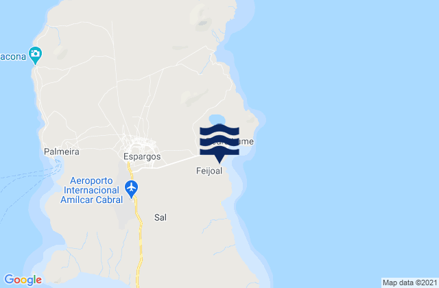 Sal Municipality, Cabo Verde tide times map