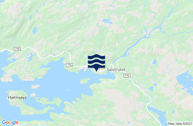 Salsbruket, Norway tide times map
