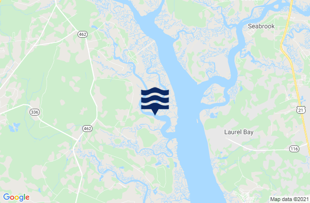 Salvesbarg Landing West Branch Boyds Creek, United States tide chart map