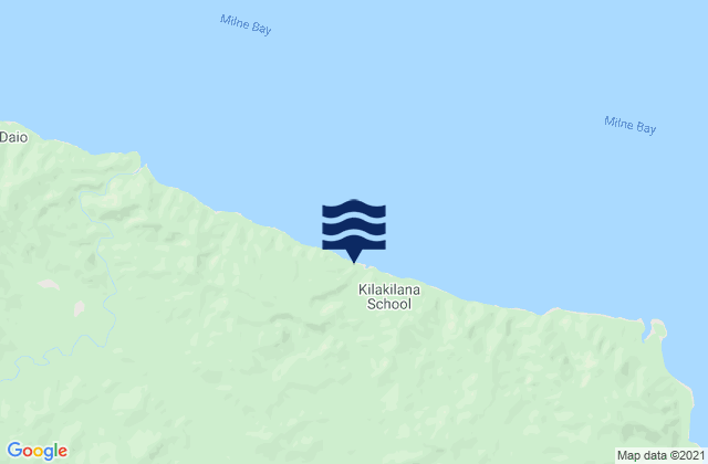 Samarai Murua, Papua New Guinea tide times map