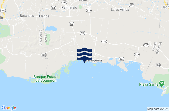San German, Puerto Rico tide times map
