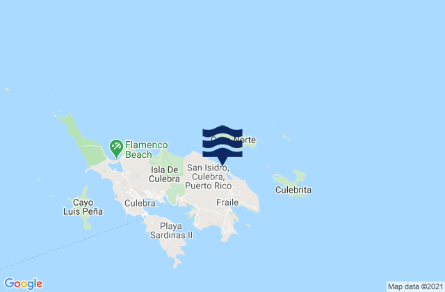 San Isidro Barrio, Puerto Rico tide times map