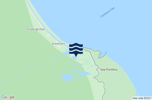 San Juan del Norte (Greytown), Nicaragua tide times map