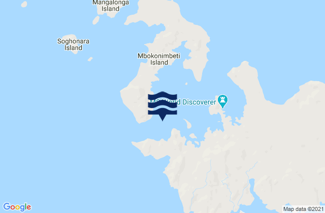 Sandfly Passage, Solomon Islands tide times map