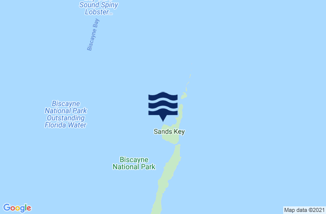 Sands Key (Biscayne Bay), United States tide chart map