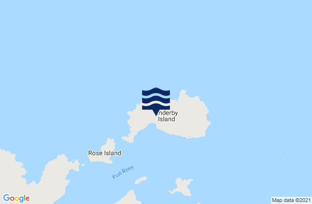 Sandy Bay, New Zealand tide times map