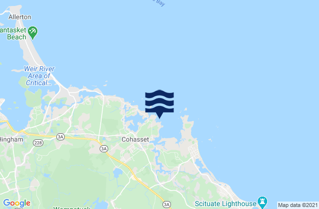 Sandy Cove, United States tide chart map