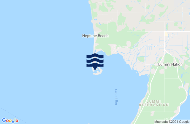 Sandy Point (Lummi Bay), United States tide chart map