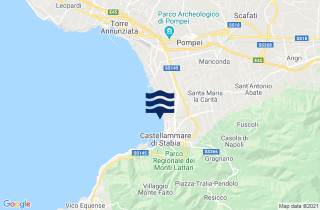 Sant'Antonio Abate, Italy tide times map
