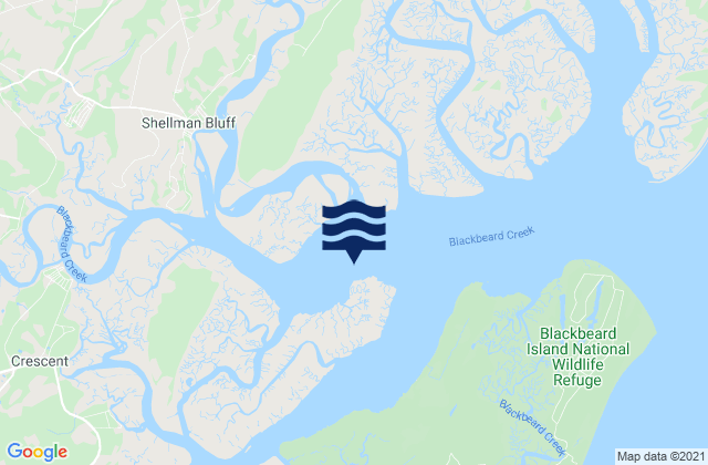 Sapelo River Entrance, United States tide chart map