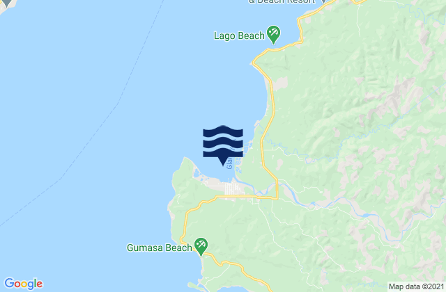 Sarangani Bay, Philippines tide times map