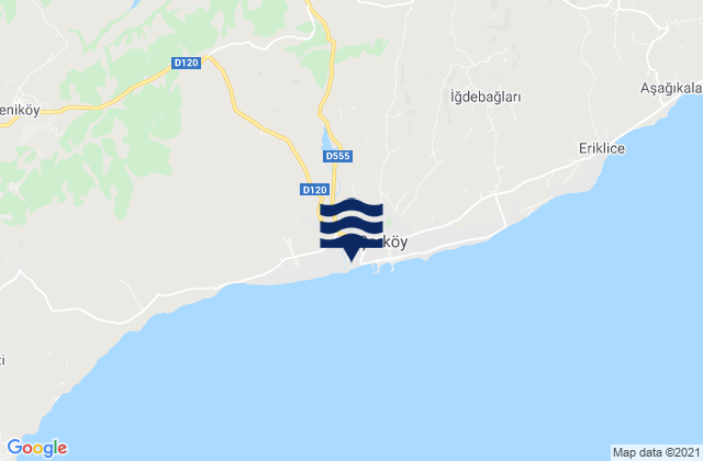 Sarkoey Ilcesi, Turkey tide times map