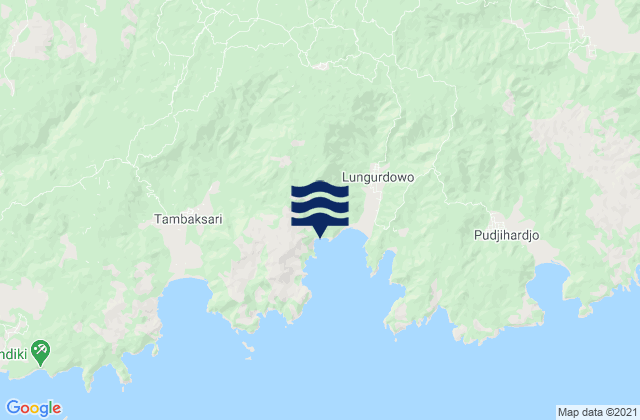 Sawur Tengah, Indonesia tide times map