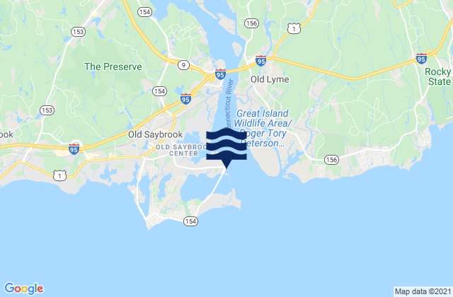 Saybrook Point, United States tide chart map