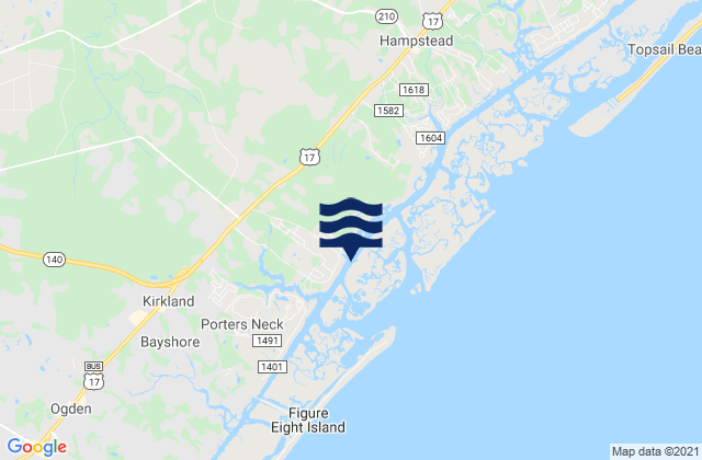 Scotts Hill Marina, United States tide chart map