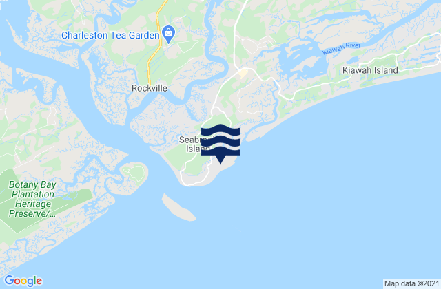 Seabrook Beach, United States tide chart map
