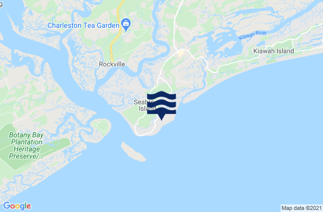 Seabrook Island, United States tide chart map