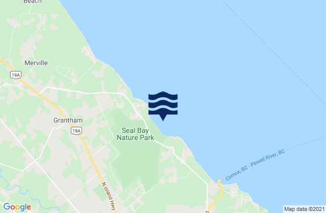 Seal Bay, Canada tide times map