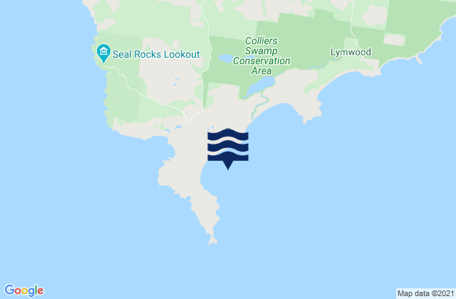 Seal Bay, Australia tide times map
