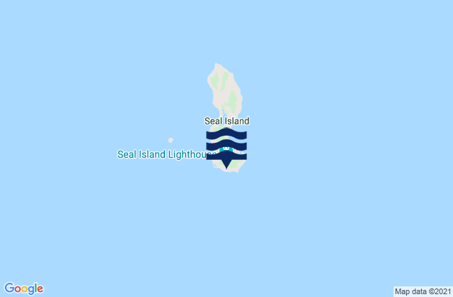 Seal Island, Canada tide times map