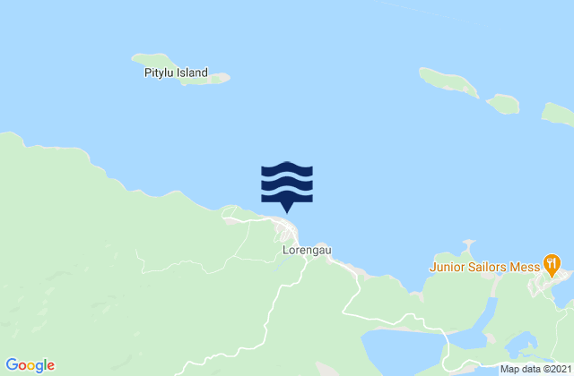 Seeadler Harbour, Papua New Guinea tide times map