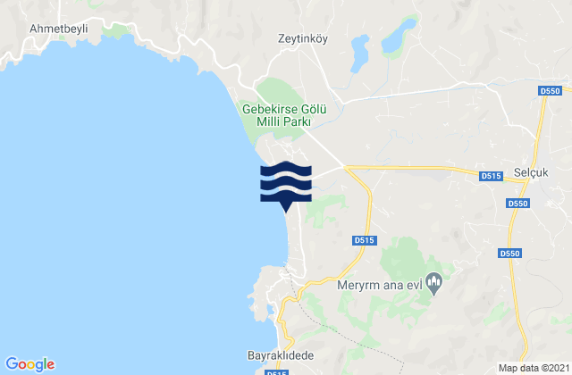 Selcuk, Turkey tide times map