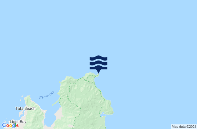 Separation Point Abel Tasman, New Zealand tide times map